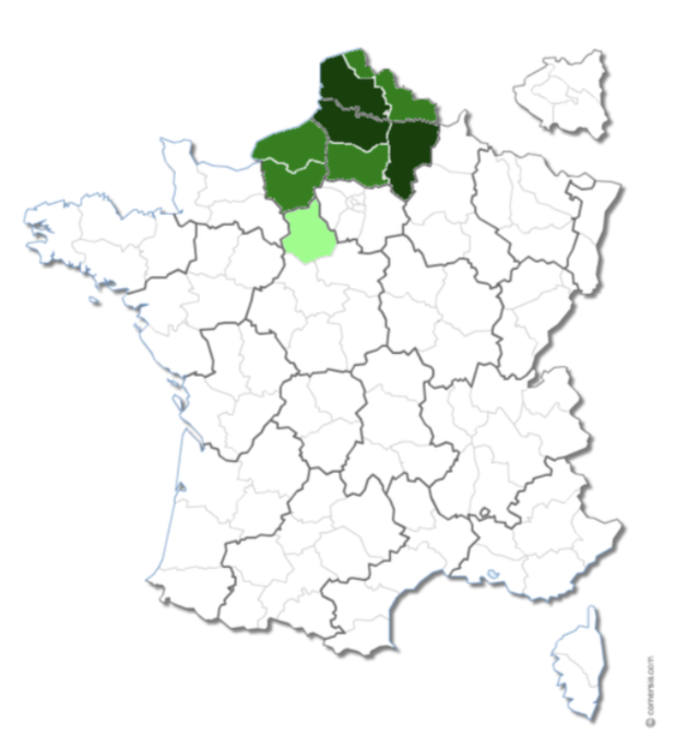 Pour la CAA de Douai, il s’agit de l’Aisne (02), du Pas-de-Calais (62) et de la Somme (80) (Carte n° 2).